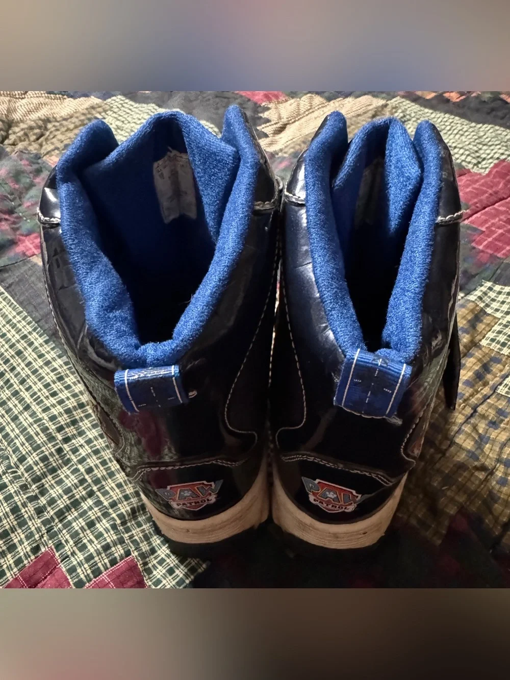 Paw Patrol Navy Blue Kids Winter Boots